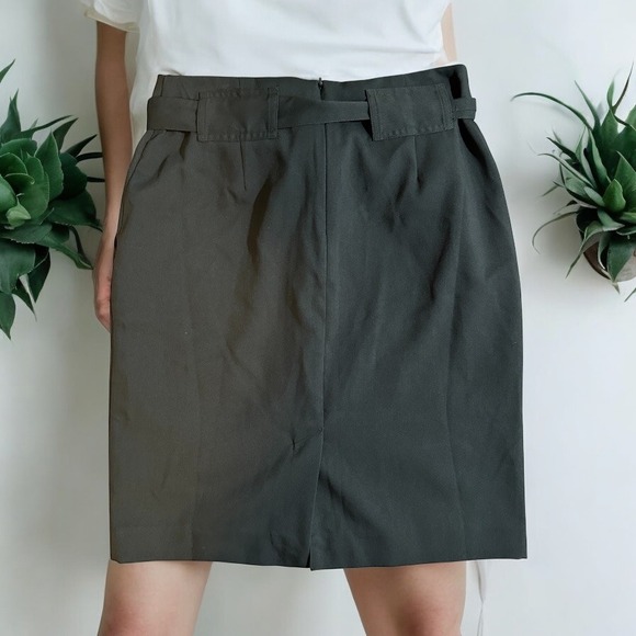 Banana Republic Dresses & Skirts - Banana Republic‎ 4Petite Olive Green Tie Waist Pencil Skirt Career Business